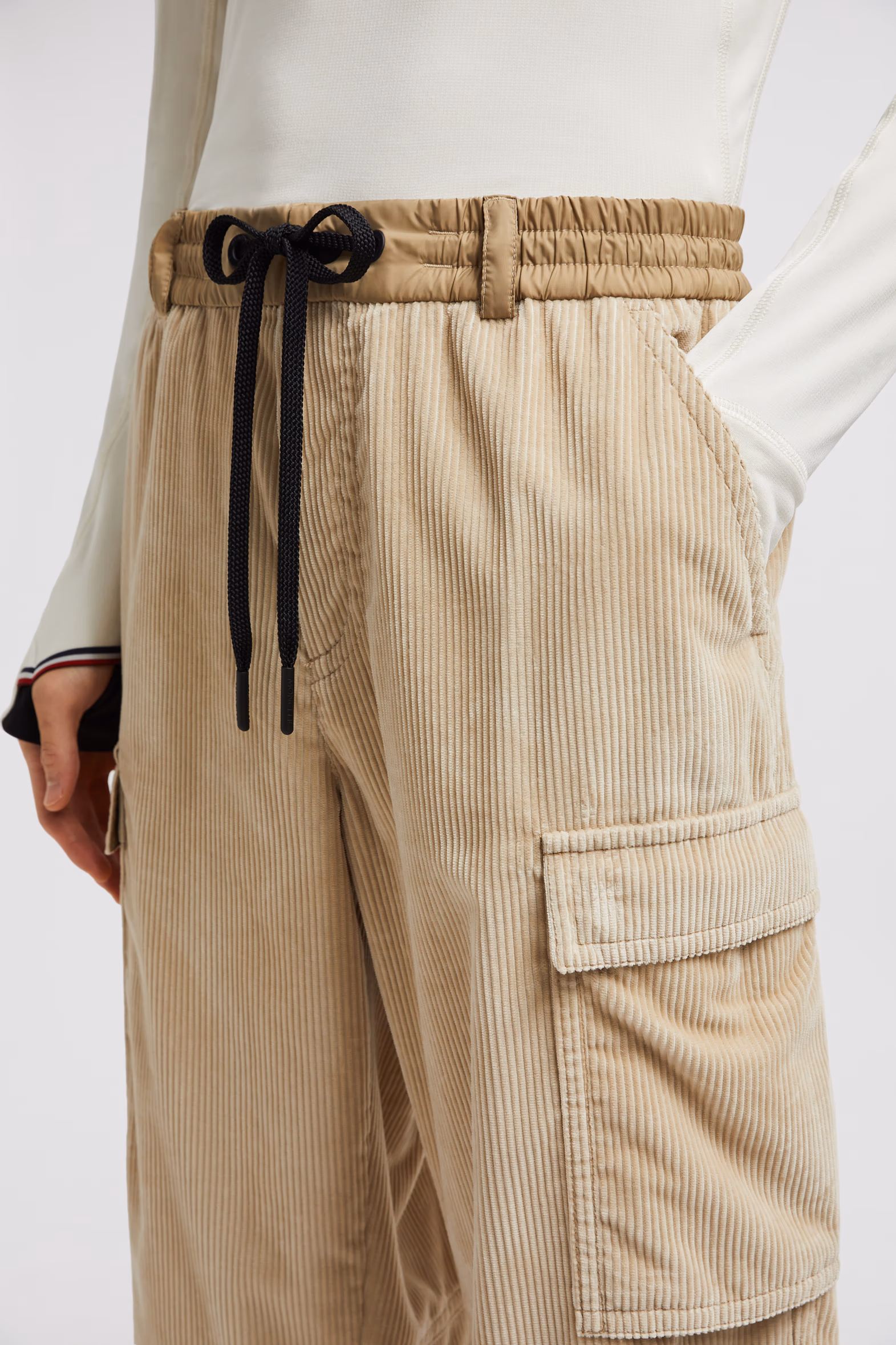 Pantalones deportivos de pana Hombre Beige Moncler 6
